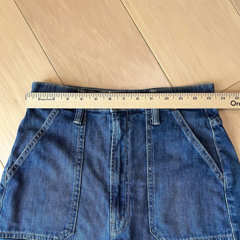 Mother Yhe Patch Rambler Rolled Shorts in Globe Trotter Women’s 26 - Picture 6 of 8